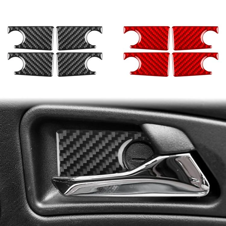 For Mercedes-Benz G-Class W463 4pcs /Set Inner Door Bowl Sticker(Red) - Image 2
