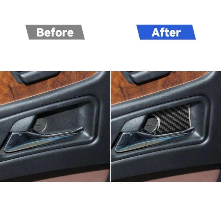 For Mercedes-Benz G-Class W463 4pcs /Set Inner Door Bowl Sticker(Red) - Image 6