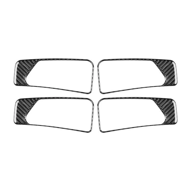 For Mercedes-Benz G-Class W463 4pcs /Set Interior Door Handle Sticker(Black)