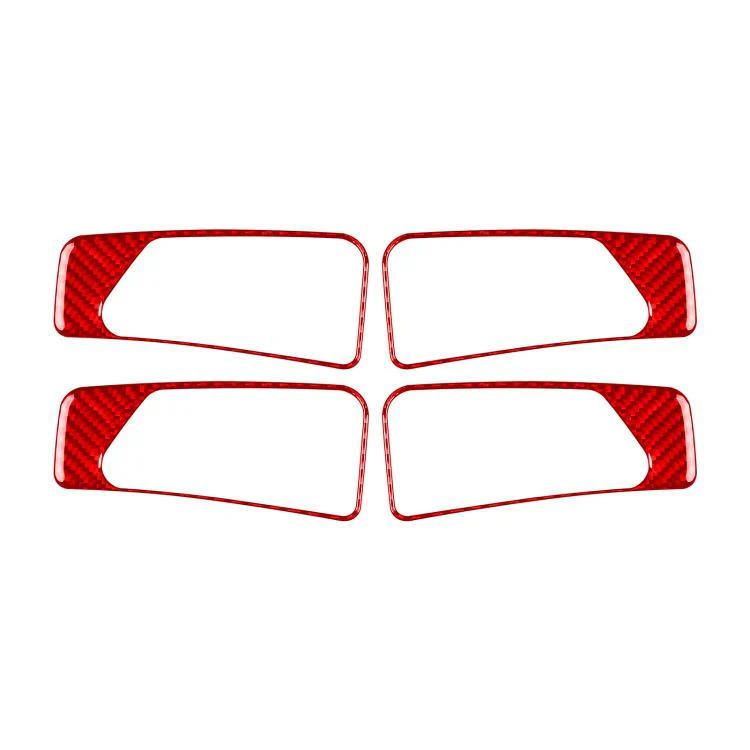 For Mercedes-Benz G-Class W463 4pcs /Set Interior Door Handle Sticker(Red)