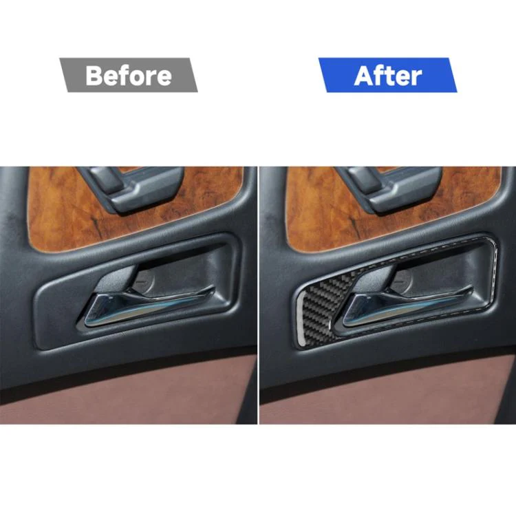 For Mercedes-Benz G-Class W463 4pcs /Set Interior Door Handle Sticker(Red) - Image 6
