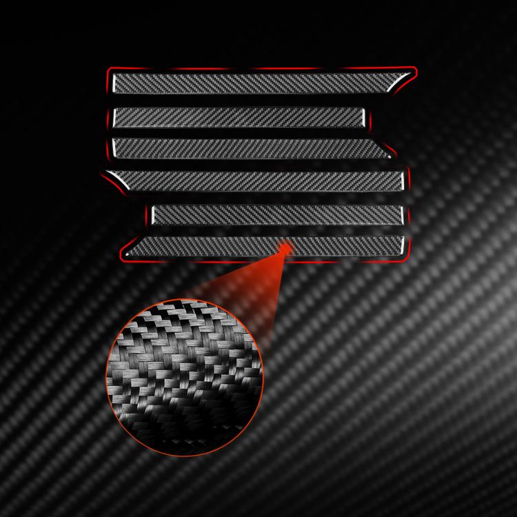 For Mercedes-Benz G-Class W463 6pcs /Set Grille Decorative Sticker(Red) - Image 5