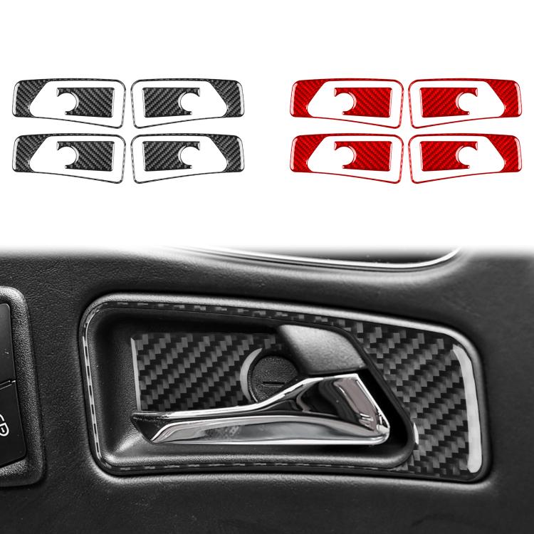 For Mercedes-Benz G-Class W463 8pcs /Set Inner Handle Set Stickers(Red) - Image 2
