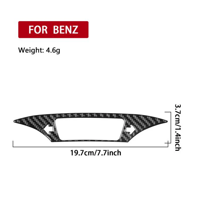 For Mercedes-Benz G-Class W463 Instrument Decoration Stickers(Black) - Image 3