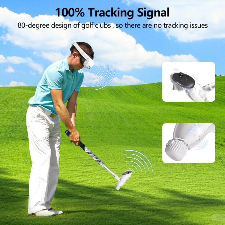 For Meta Quest 2 / 3 / 3S WG42 WG42 VR Golf Game Controller Accessory - Image 4