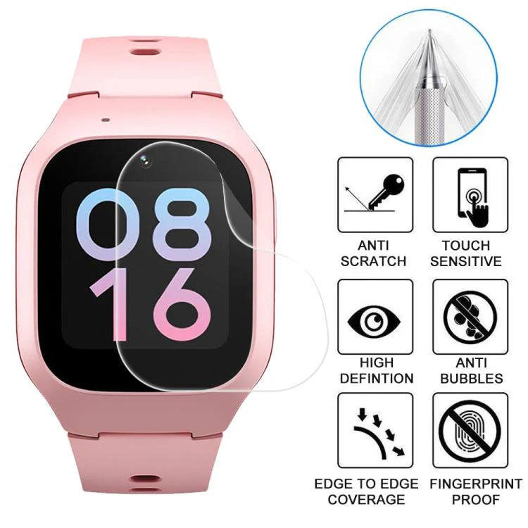 For Mi Mitu Kids Watch Phone U1 5pcs xDfind Soft Hydrogel Film Full Cover Watch Front Protector - Image 3