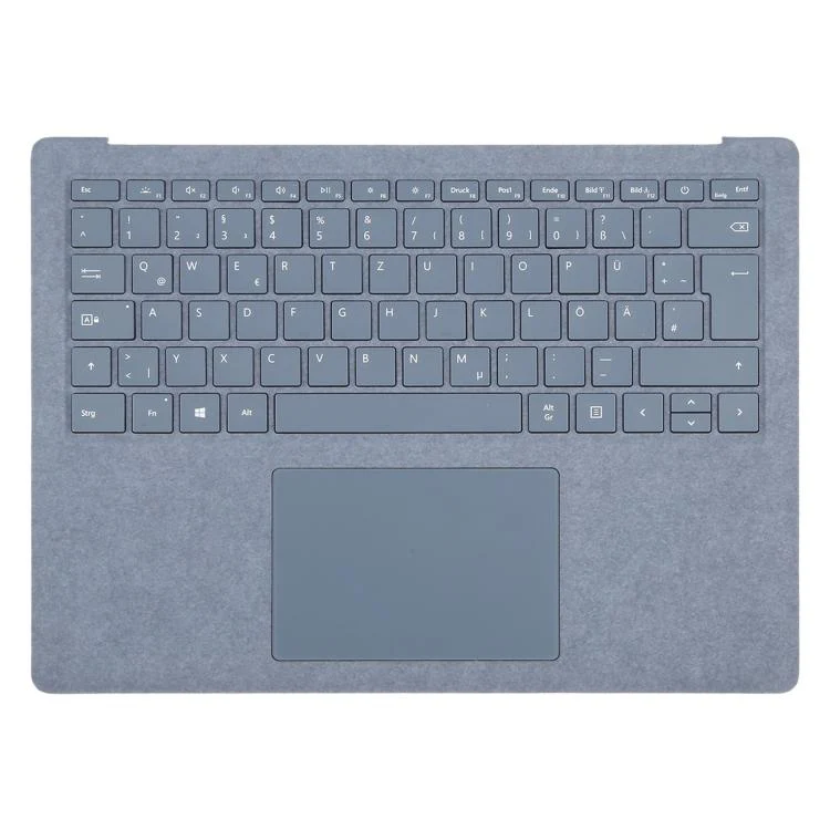 For Microsoft Surface Laptop 4 13.5 inch UK German Keyboard with C Shell / Touchpad (Blue)