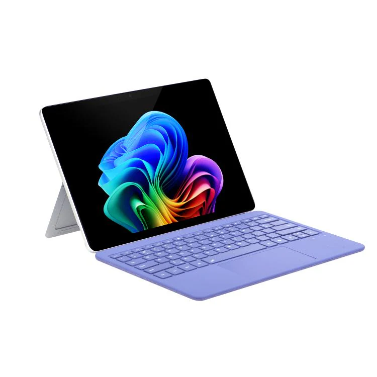 For MicroSoft Surface Pro 12 inch 2025 1088D Lightweight Bluetooth Magnetic Keyboard With Touch Pad(Purple)