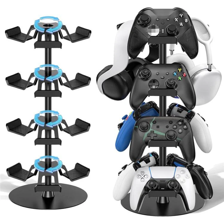 For MicroSoft XBOX / Sony PS5 / Nintendo Switch 360 Degree Rotating 4-Tier Game Controller Stand - Image 5