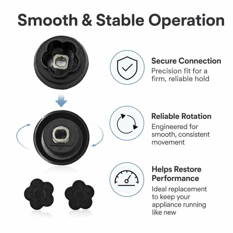 For Monsieur Cuisine Connect Food Processor Blade Motor Coupling Replacement Parts, 5 Gears(Black) - Image 7