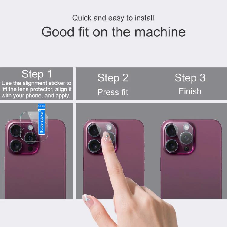 For Motorola Edge 70 Pro 5G IMAK Integrated Rear Camera Lens Tempered Glass Film - Image 4