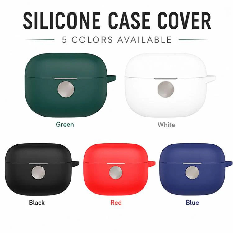 For Motorola Moto Buds 2 Pro Silicone Shockproof Earphone Protective Case(Red) - Image 3