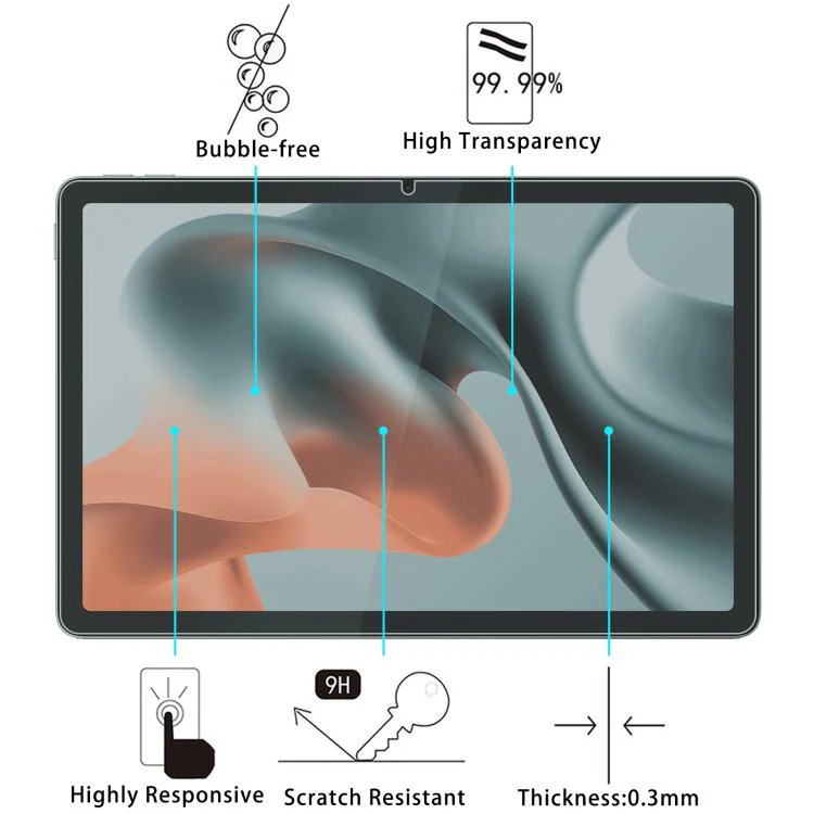 For Motorola Moto Pad 60 Lite 10.1 inch 9H 0.3mm Explosion-proof Tempered Glass Film - Image 3