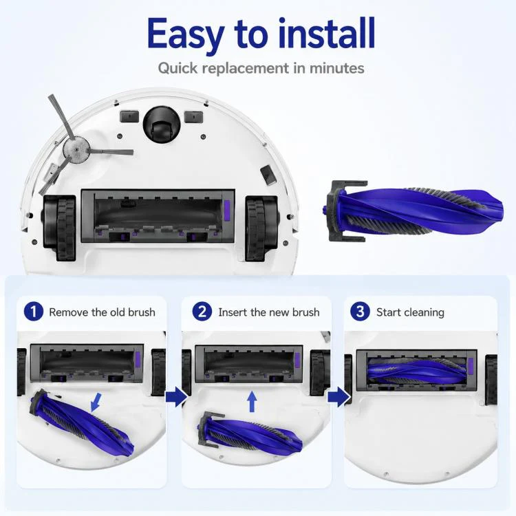 For Narwal Xiaoyao 002 / 002 Max Robot Vacuum Cleaner Replacement Parts, Main Brush - Image 7