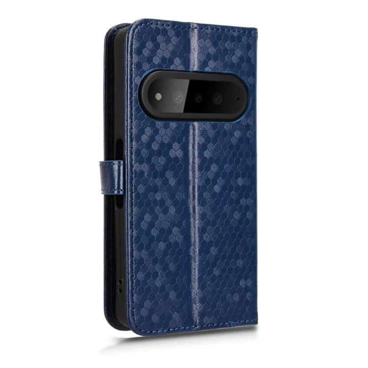 For Natural AI Phone 5G Honeycomb Dot Texture Leather Phone Case(Blue) - Image 3