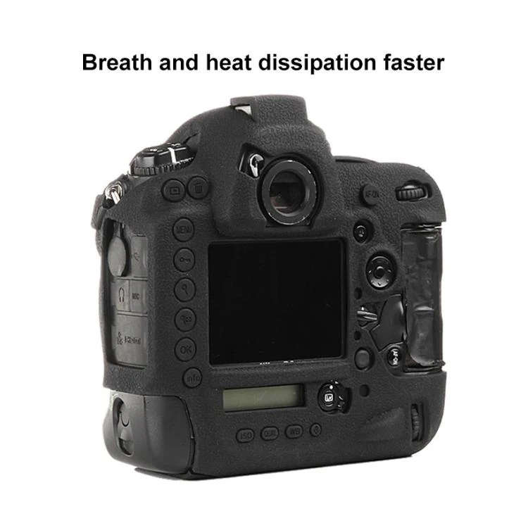 For Nikon D5 Litchi Texture Soft Silicone Camera Protective Case(Red) - Image 5