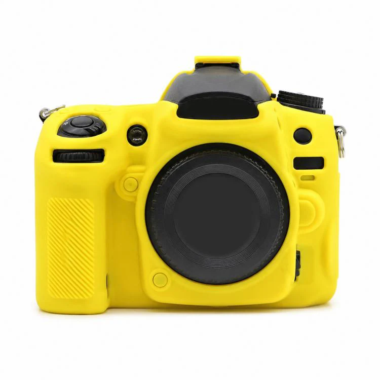 For Nikon D7000 Soft Silicone Camera Protective Case(Yellow)