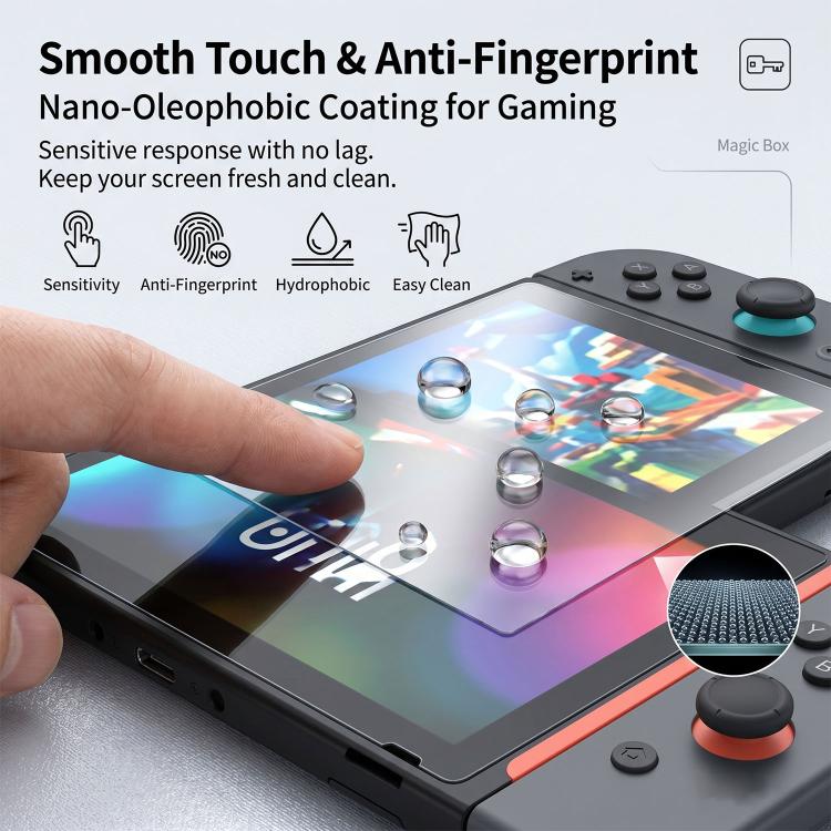 For Nintendo Switch 2 Book Box Dust-Free Chamber Purple Light Dust-Free Instant Game Console Tempered Glass Film - Image 4