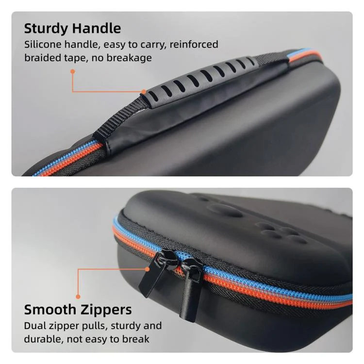 For Nintendo Switch 2 PU Portable Travel Bag Multi-function Storage Pouch with Game Card Slots - Image 4