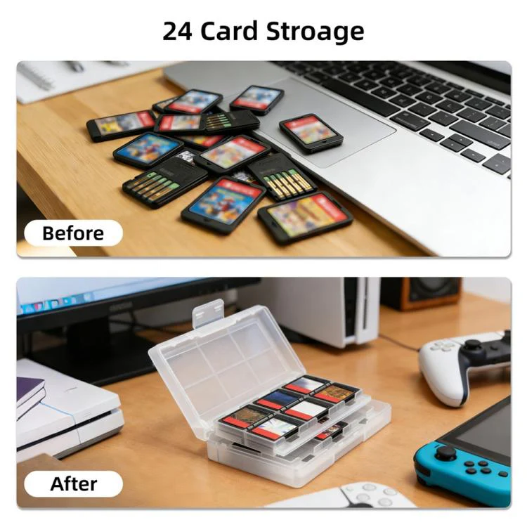 For Nintendo Switch 2 PU Portable Travel Bag Multi-function Storage Pouch with Game Card Slots - Image 8