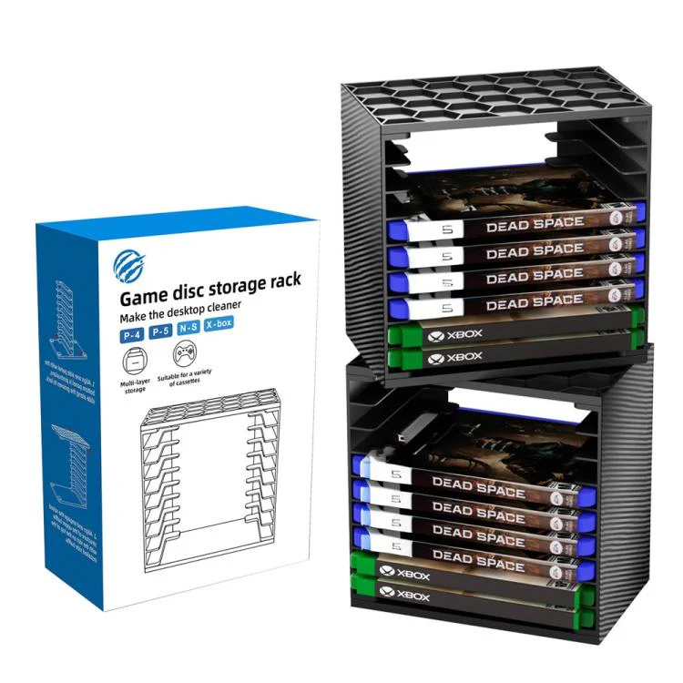 For Nintendo Switch / PS5 / PS4 / XBOX 2pcs Game Disc Storage Tower DIY Modular - Image 11