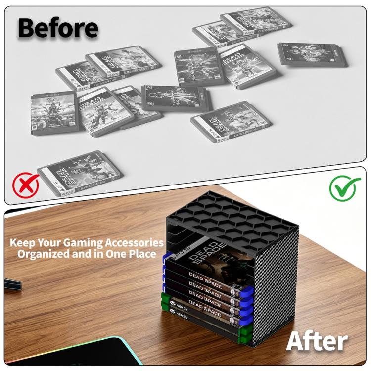 For Nintendo Switch / PS5 / PS4 / XBOX 2pcs Game Disc Storage Tower DIY Modular - Image 5