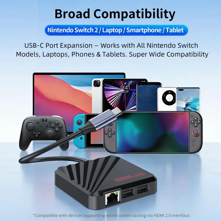 For Nintendo Switch Series STARTRC GAMES Multifunctional Screen Mirroring HDMI Dock - Image 11