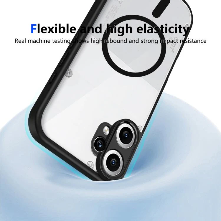 For Nothing CMF Phone 2 Pro Matte PC Skin-feel Magnetic Shockproof Phone Case(Black) - Image 5