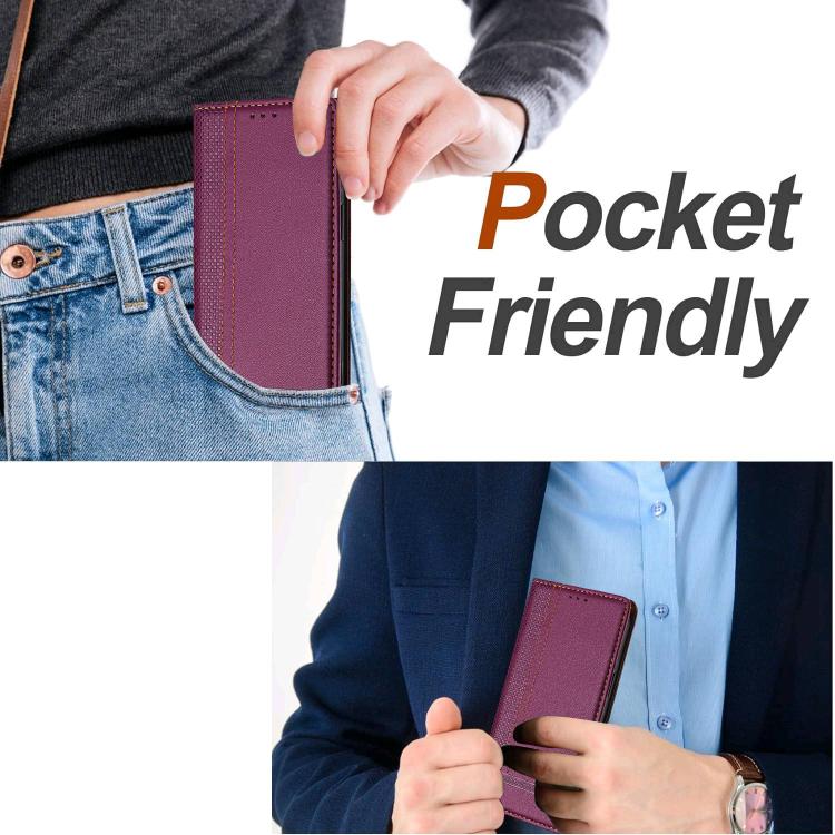 For Nothing CMF Phone 2 Pro Stitching Design Scratch-Resistant Vegan Leather Phone Case(Purple) - Image 6