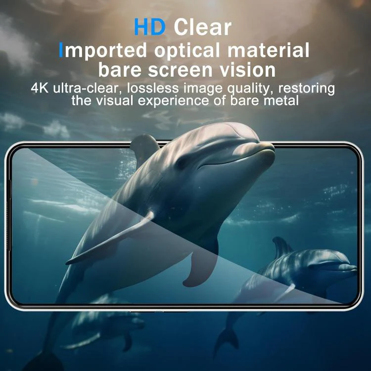 For Nothing Phone 3 25pcs High-Aluminum Full-Coverage Anti-Fingerprint Screen-Printed HD Tempered Glass Film - Image 6
