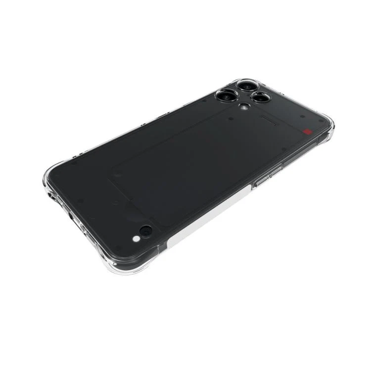 For Nothing Phone 3a Lite 5G WANLONFENG Transparent Four-Corner Shockproof TPU Phone Case with Screen Film(Transparent) - Image 5
