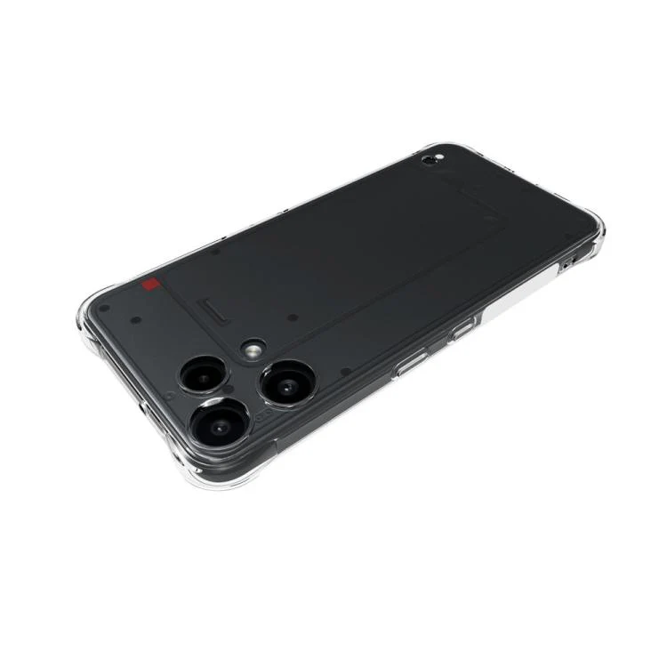 For Nothing Phone 3a Lite 5G WANLONFENG Transparent Four-Corner Shockproof TPU Phone Case with Screen Film(Transparent) - Image 6