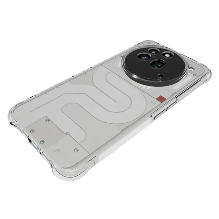For Nothing Phone 3a Pro WANLONFENG Transparent Four-Corner Shockproof TPU Phone Case with Screen Film(Transparent) - Image 5