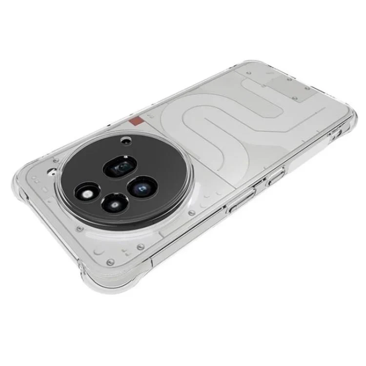 For Nothing Phone 3a Pro WANLONFENG Transparent Four-Corner Shockproof TPU Phone Case with Screen Film(Transparent) - Image 6