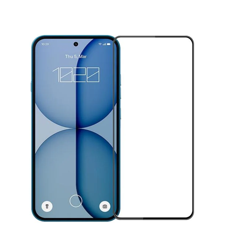For Nothing Phone 4a MOFI 9H 3D Explosion-proof Curved Screen Tempered Glass Film(Black)