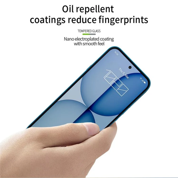 For Nothing Phone 4a MOFI 9H 3D Explosion-proof Curved Screen Tempered Glass Film(Black) - Image 3