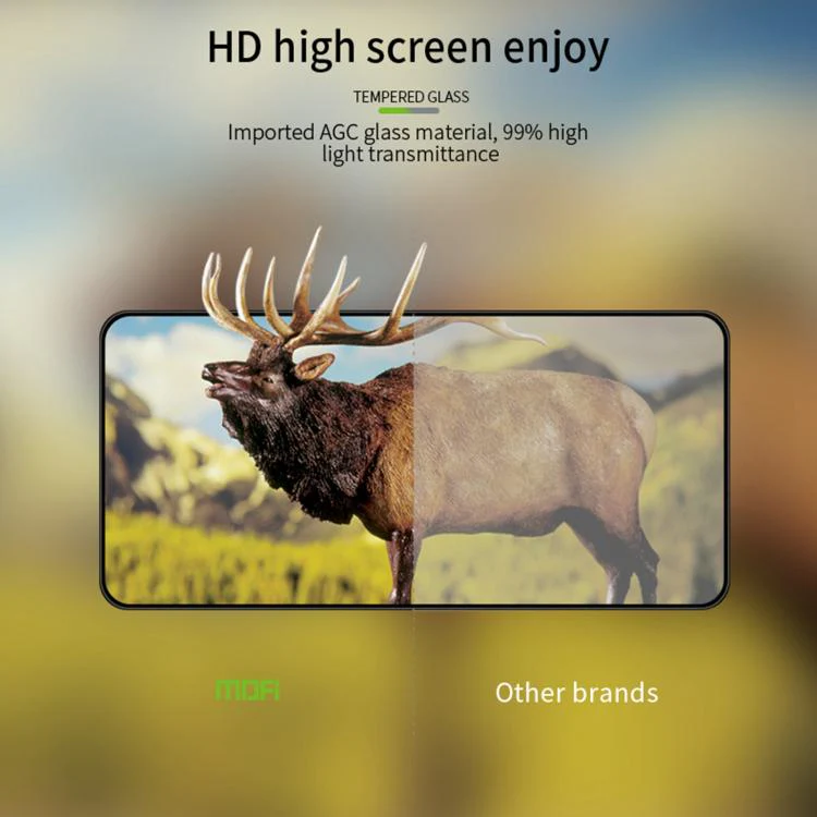 For Nothing Phone 4a MOFI 9H 3D Explosion-proof Curved Screen Tempered Glass Film(Black) - Image 6