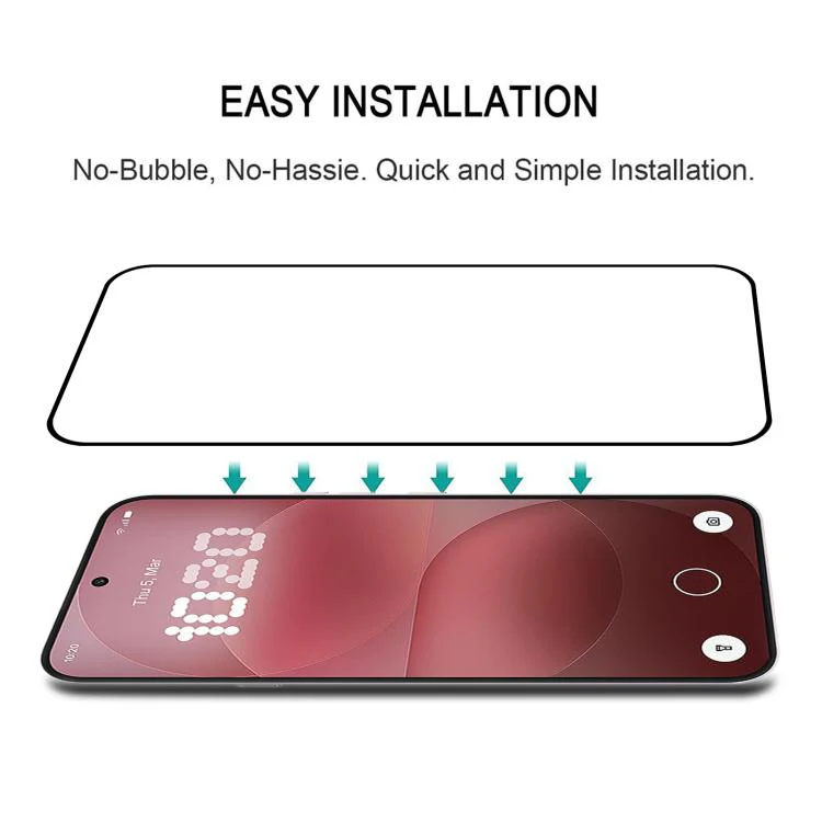 For Nothing Phone 4a Pro Full Glue Screen Tempered Glass Film, Support Fingerprint Unlocking - Image 7