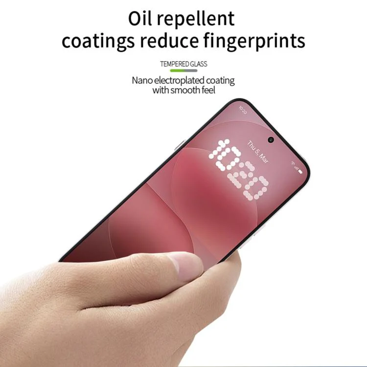 For Nothing Phone 4a Pro MOFI 9H 3D Explosion-proof Curved Screen Tempered Glass Film(Black) - Image 3