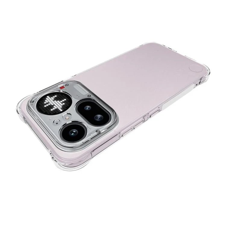 For Nothing Phone 4a Pro WANLONFENG Transparent Four-Corner Shockproof TPU Phone Case with Screen Film(Transparent) - Image 6