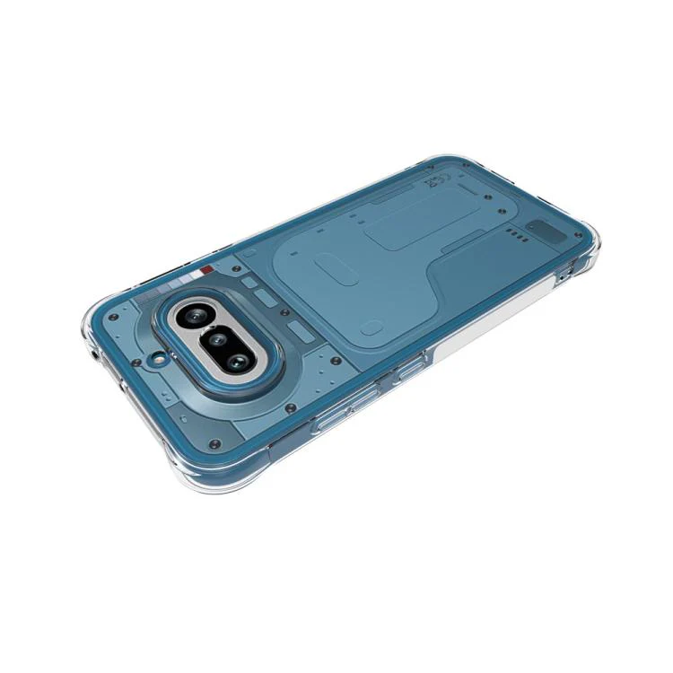 For Nothing Phone 4a WANLONFENG Transparent Four-Corner Shockproof TPU Phone Case with 2pcs Screen Films(Transparent) - Image 6