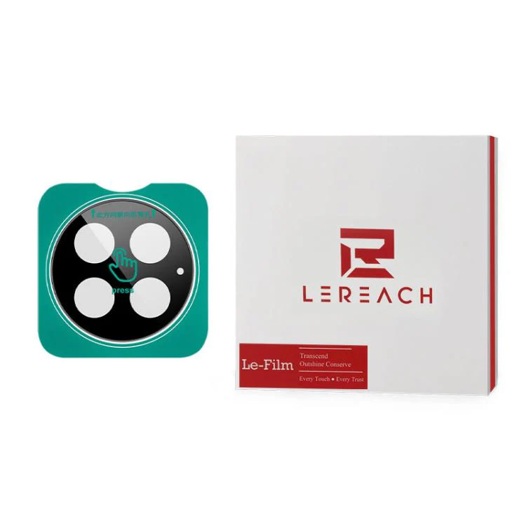For OnePlus 13 2pcs/Set LeReach TF Series Snap Version HD Wear-Resistant Camera Lens Glass Film(Black) - Image 3