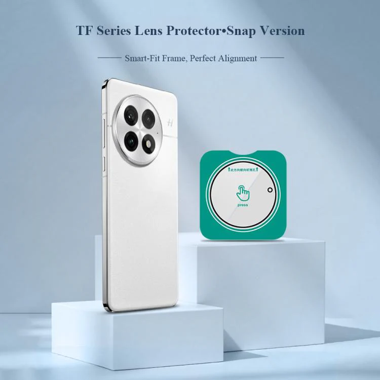 For OnePlus 13 LeReach TF Series Snap Version HD Wear-Resistant Camera Lens Glass Film(Black) - Image 4