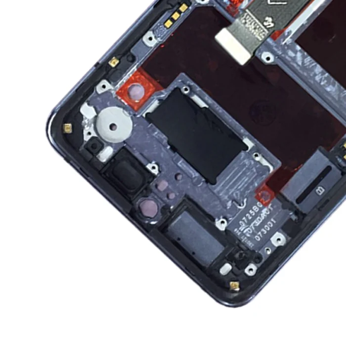 For OnePlus 7T HD1901 HD1903 HD1900 HD1905 Digitizer Full Assembly with Frame OEM LCD Screen (Baby Blue) - Image 4