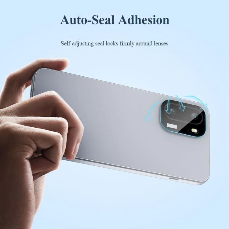 For  OnePlus Ace 6 LeReach TF Series Snap Version HD Wear-Resistant Camera Lens Glass Film(Black) - Image 8