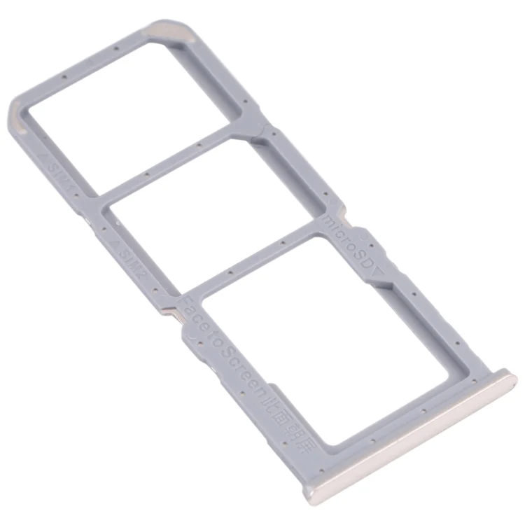 For OPPO A16 / A16S CPH2269 CPH2271  SIM Card Tray + SIM Card Tray + Micro SD Card Tray (Gold) - Image 2
