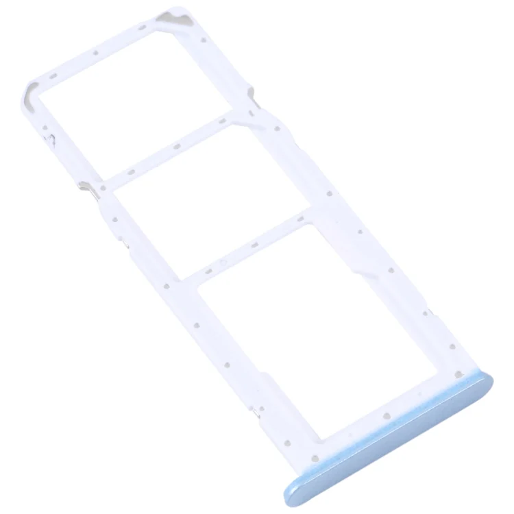 For OPPO A17 SIM Card Tray + SIM Card Tray + Micro SD Card Tray (Blue) - Image 2