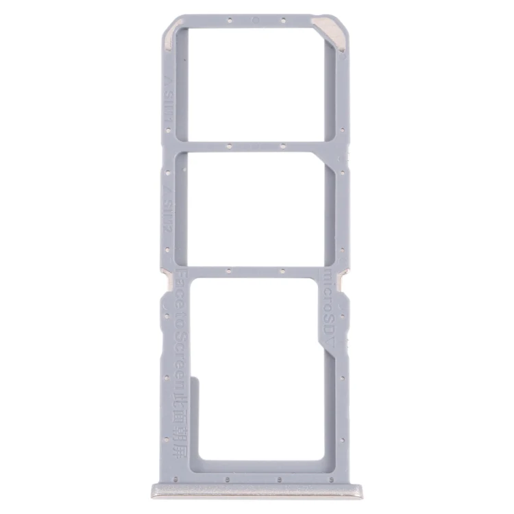 For OPPO A54S CPH2273  SIM Card Tray + SIM Card Tray + Micro SD Card Tray (Gold)