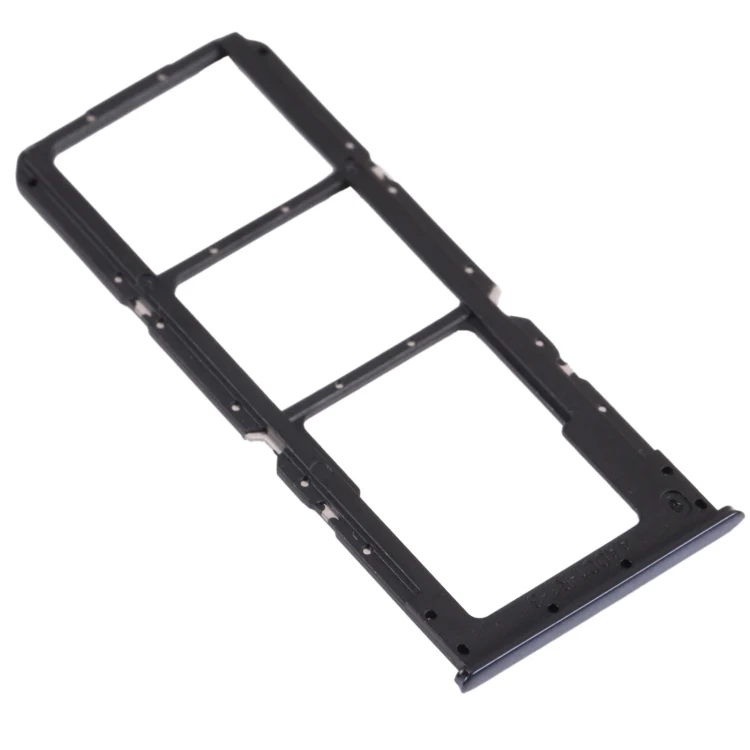 For OPPO A74 4G / F19 / F19s CPH2219  SIM Card Tray + SIM Card Tray + Micro SD Card Tray(Black) - Image 3