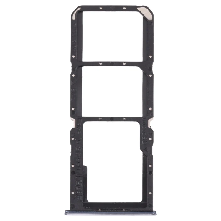 For OPPO A74 4G / F19 / F19s CPH2219  SIM Card Tray + SIM Card Tray + Micro SD Card Tray(Silver)